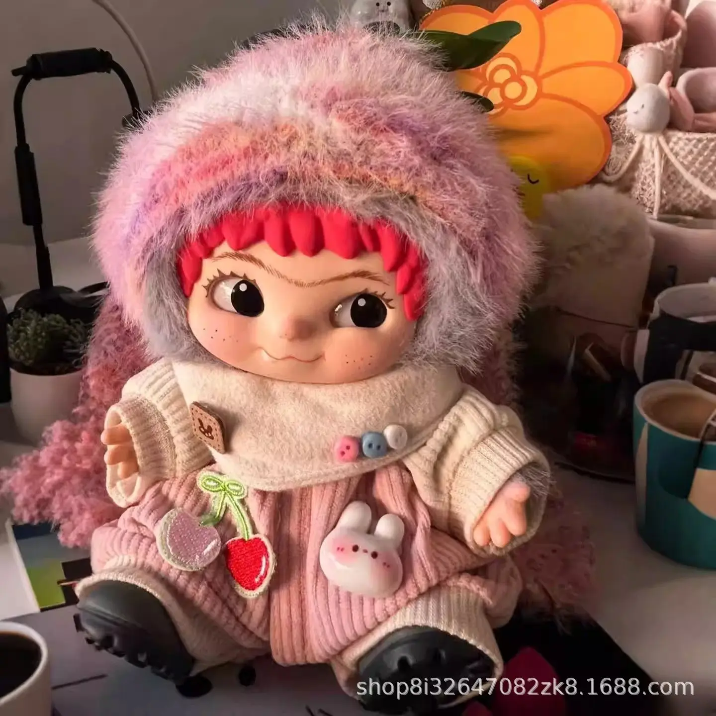 

2025 Wakuku1.0 Одежда для малышей 20 см Wakuku Модная праздничная одежда с веслом Хлопковая кукла Слепая коробка Плюшевая кукла Одежда