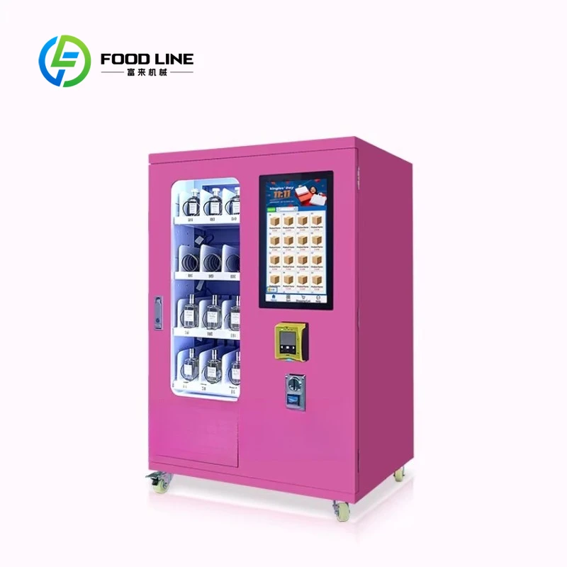 

Customized size The new small 18.5-inch touch screen vending machine Perfume vending machine supports card payment