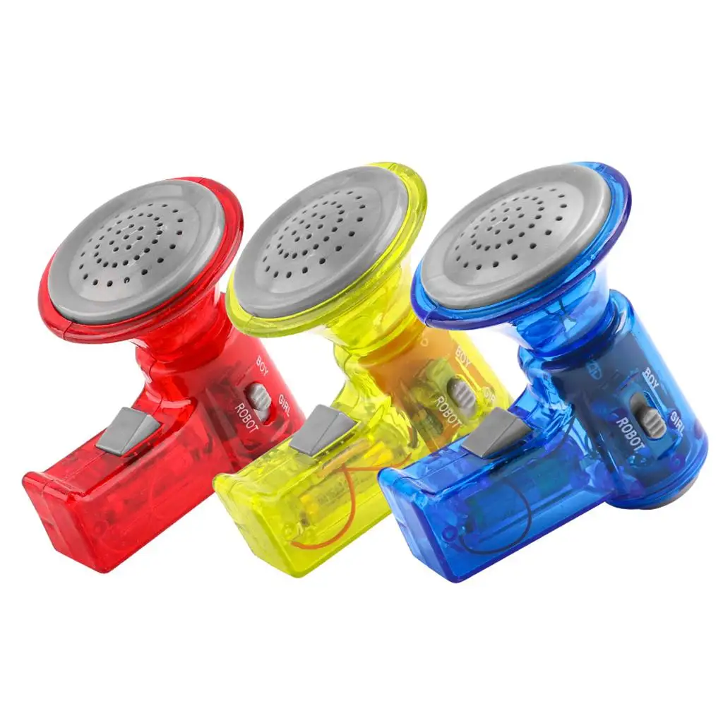 Toy Voice Changer for Kids Plastic Voice Modifier Mini Megaphone Speaker for Interactive Play