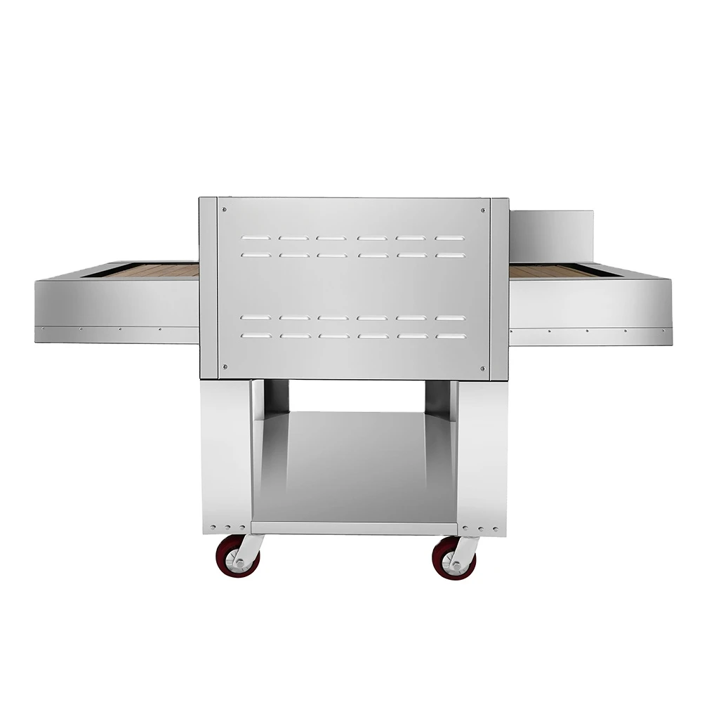 450 Degree Naples Pizza Oven Large Throughput Automatic Pizza Oven Conveyor Belt To Saving Labor Cost