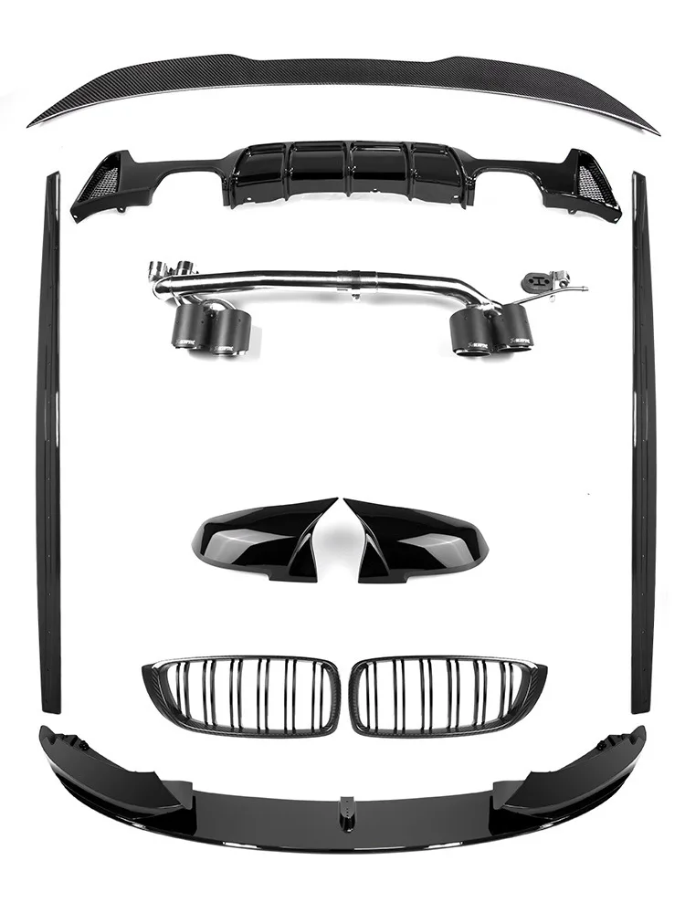 

Suitable for BMW 4 Series modified front lip rear lip 425i 430 front shovel MP tail lip four exhaust M4 large surround