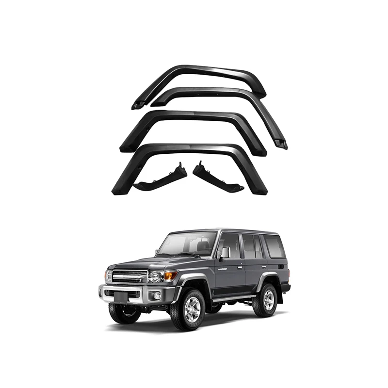 Auto Accessories Off‑Road Wheel Arch Guards Fender Flares For 70 Series LC79 FJ79 LC76 HZJ79 Pickup Exterior Upgrade 2