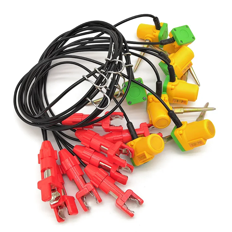 Horizzontal Geophone 4.5 Hz IP68 Waterproof Land case Split Spring Clips 28.8V/m/s MASW Surveys Seismic Geophone String 4.5Hz