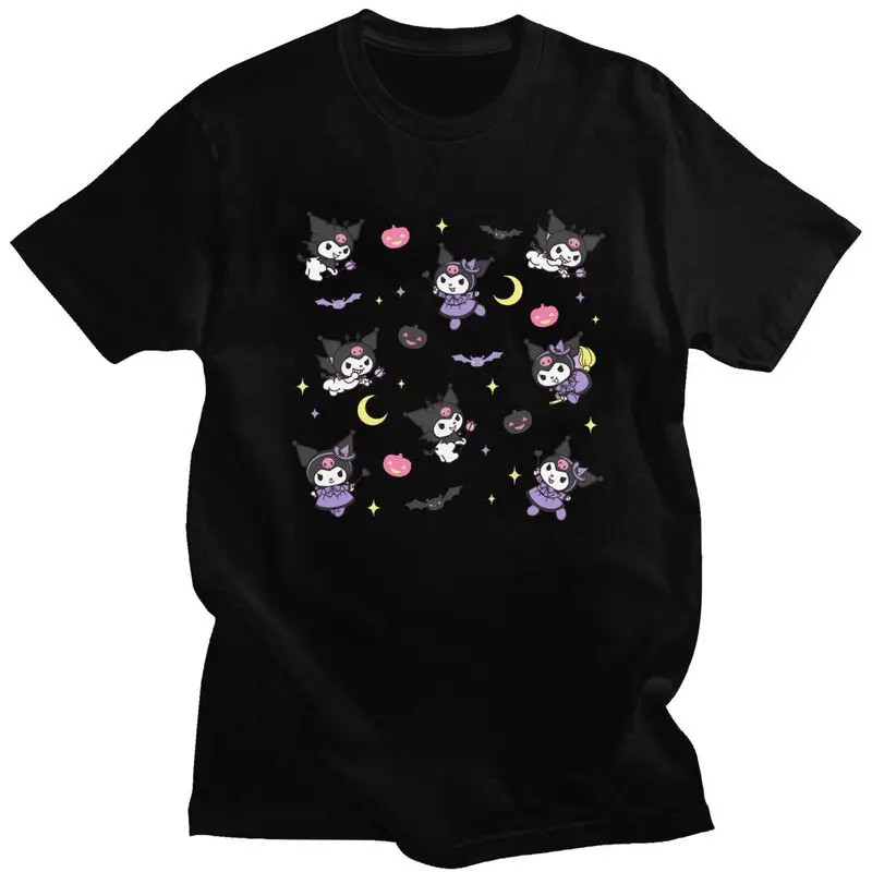 

Пользовательские футболки My Melody And Kuromi, мужские футболки, повседневная футболка, футболка большого размера, подарок
