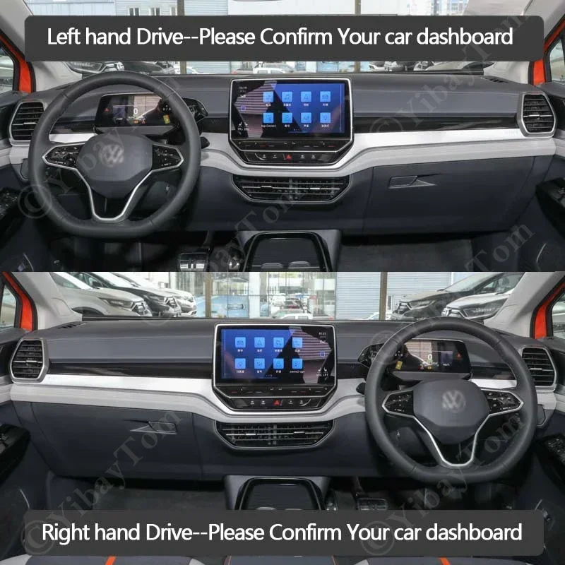 Dashboard Cover Board Mat Carpet Pad Sunshade Anti-dirty Anti-Slip Accessories For Volkswagen VW ID.6 Crozz 2020 2021 2022 2023