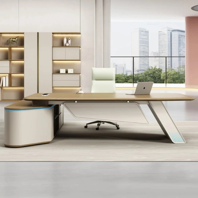 Organizer Standing Office Table Drawer Storage Laptop Pc Computer Desks Stand Executive Biurko Komputerowe Office Furniture