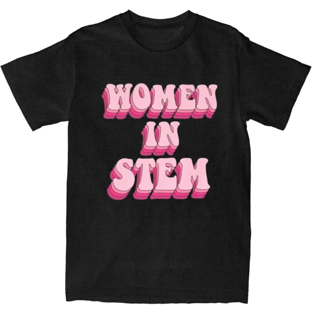 Scientist Women In STEM Merchandise Shirt for Men Women Science Lover Fan Unique Pure Cotton Adult Tops