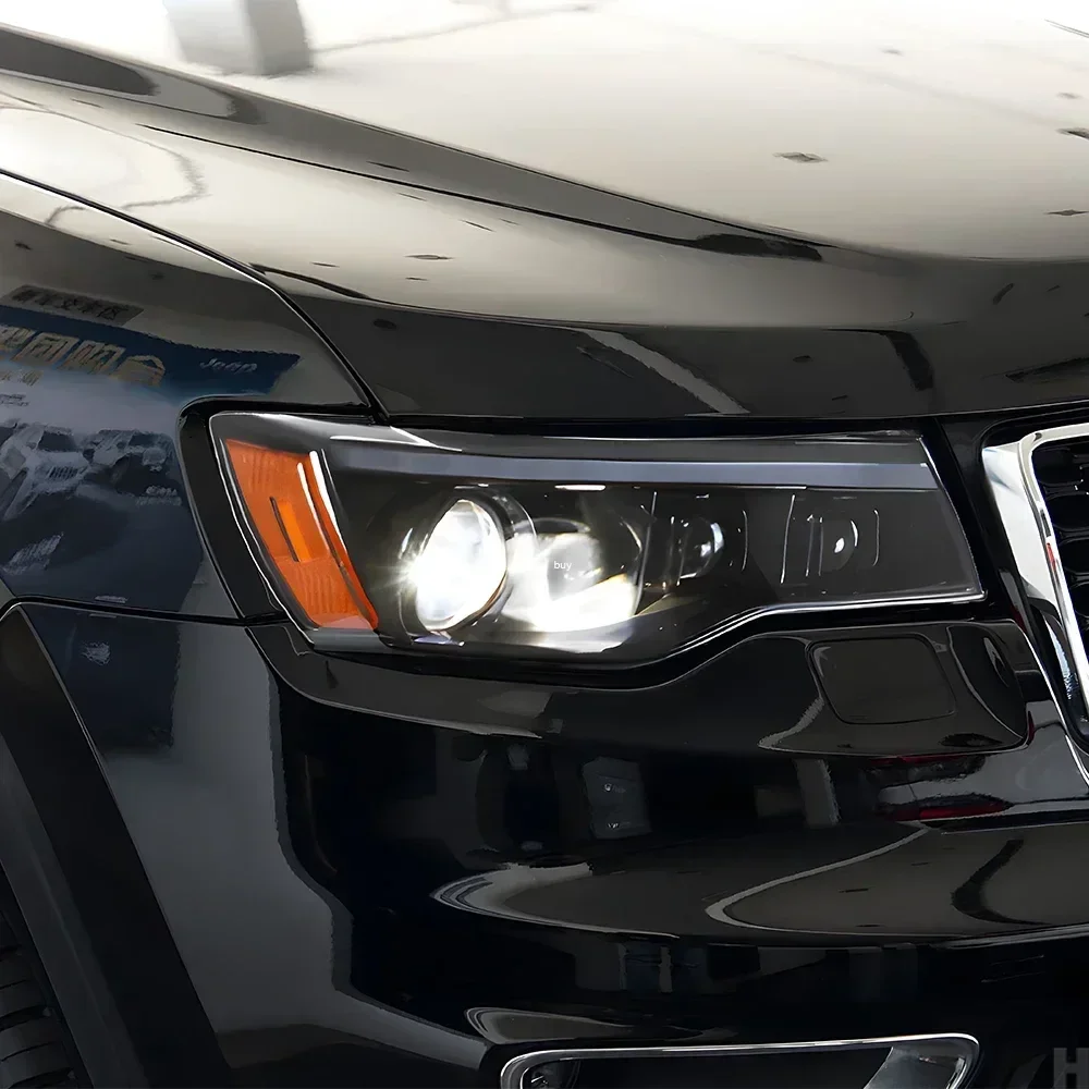 Auto Headlights For Jeep Grand Cherokee 2014-2021 LED Car Front Lamps Assembly Upgrade Dynamic 3 Projector Lens Car Accessories
