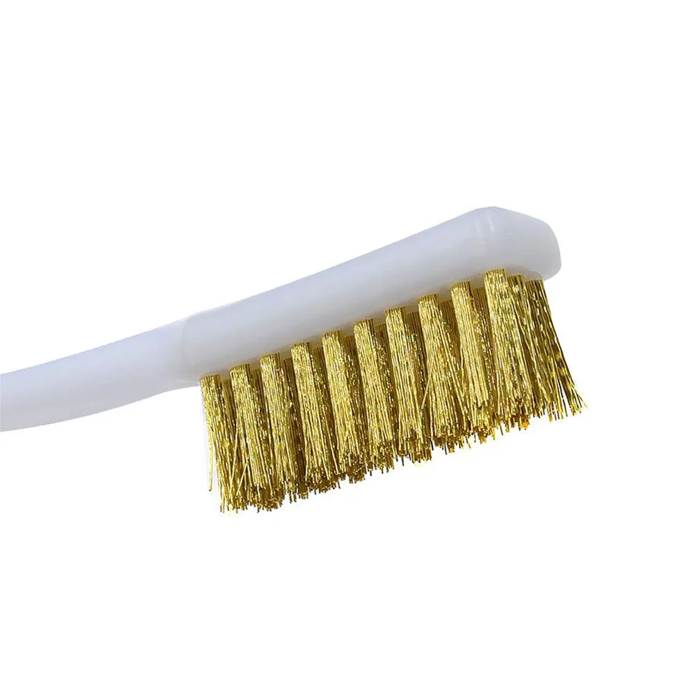 For Nozzle Block Hotend Copper Brush Handle Toothbrush Cleaning Parts Printer Accessorie Cleaner Tool Printer Parts