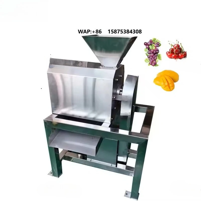 Máquina de Extracción de Pulpa de Frutas a Pequeña Escala para Eliminar Semillas de Tamarindo y Mango, y Elaborar Jugo de Tomate y Fresa