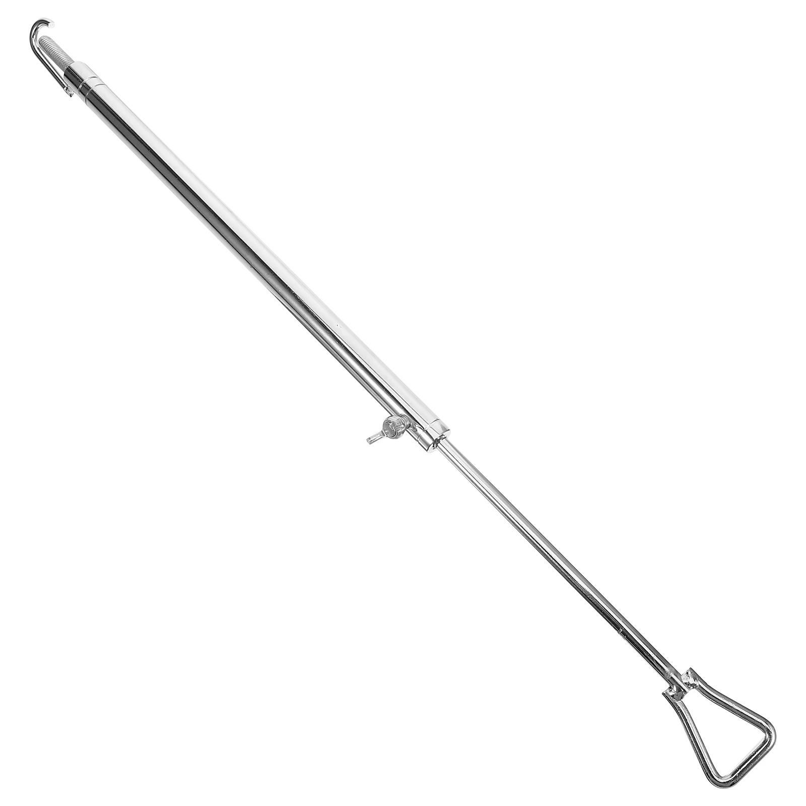 

Telescopic Poles Car Support Rod Hood Prop Holder Iron Bracket Tool Silver Telescoping