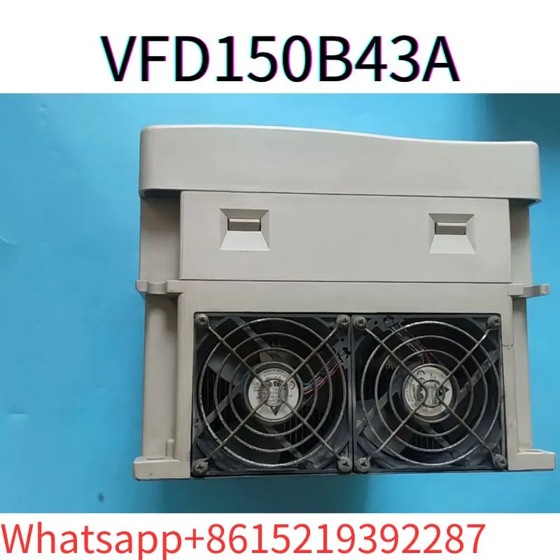 second-hand Frequency converter VFD150B43A 15KW 380V tested ok