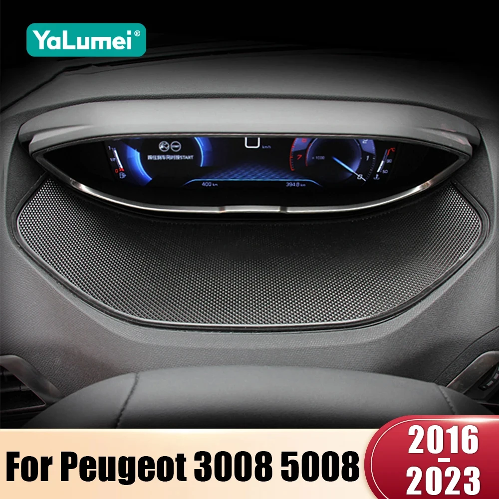 Für Peugeot 3008 5008 GT 2016 2017 2018 2019 2020 2021 2022 2023 Hybrid Auto Armaturenbrett Anti-Rutsch Gummi-Pad Matte Zubehör