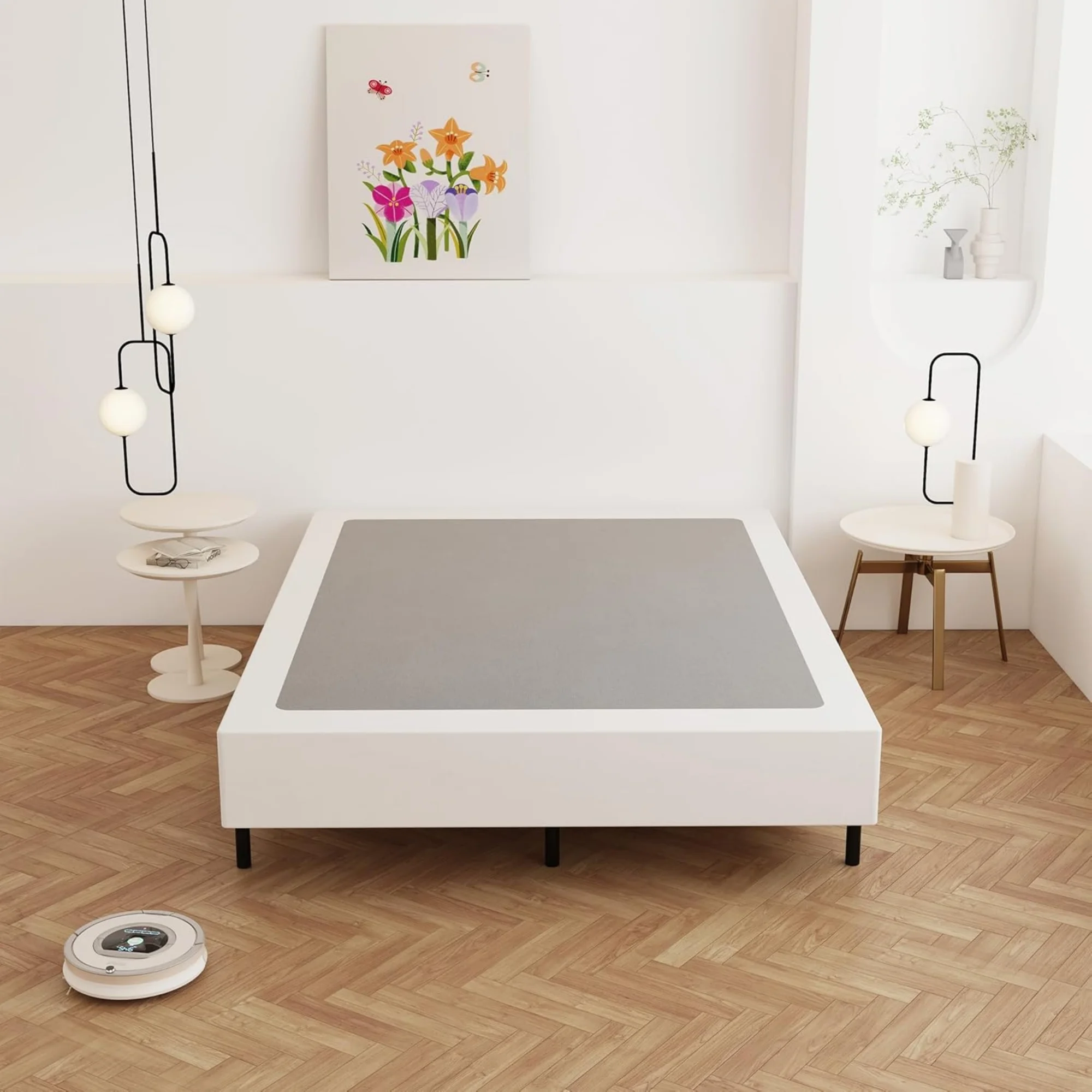 Base de Cama de Metal Resisten - Memory Foam Mattress In A Box Queen reseña y precio