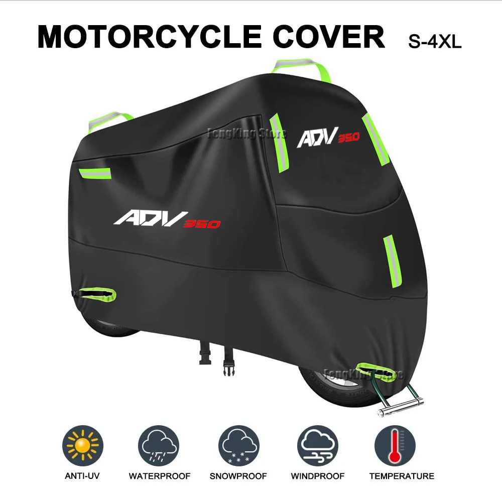 

For Honda ADV350 ADV 350 Motorcycle Cover UV Protective Dustproof Snowproof Outdoors Rain Waterproof Cover