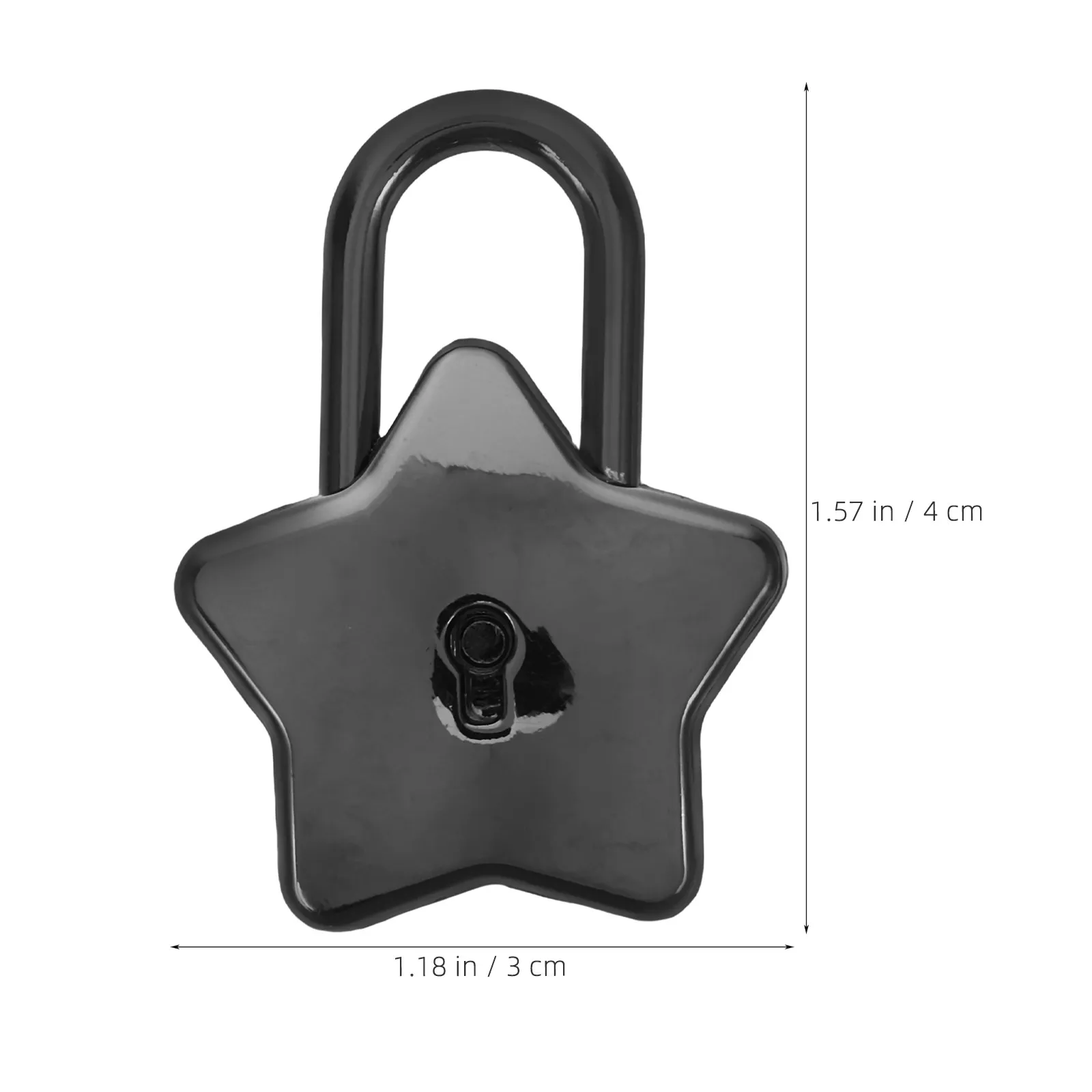 Shaped Small Padlock Notebook Lock Zinc Alloy for Luggage Suitcase Jewelry Box Diary Keyed Security Lock
