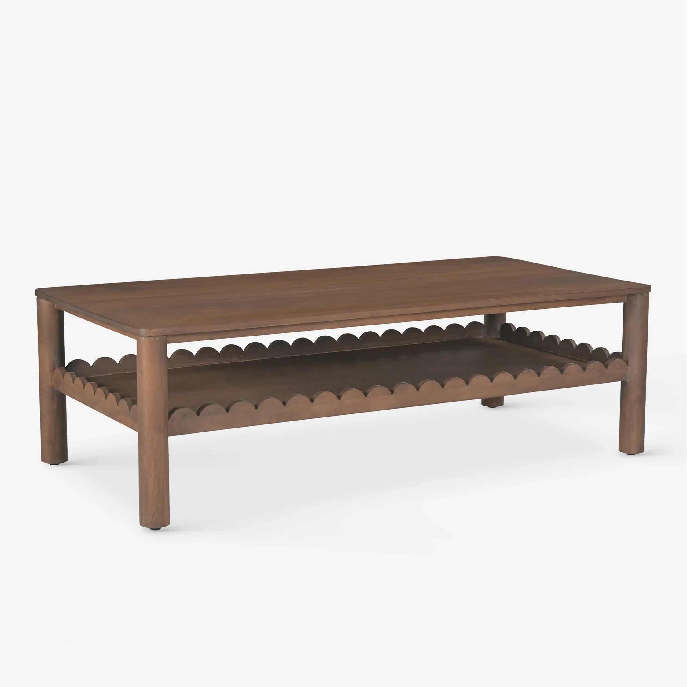 ^Industrial Design Solid Mango Wood Coffee Table with Marble Top Easy Assembly Set for Home Living Room Panel Style Furniture