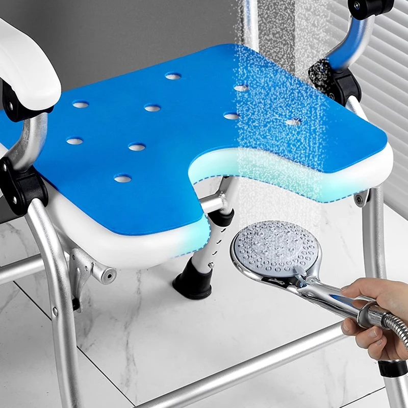 Chaise de douche portable pour personnes âgées, hauteur réglable, meubles de chaise principale, Prysznic 240