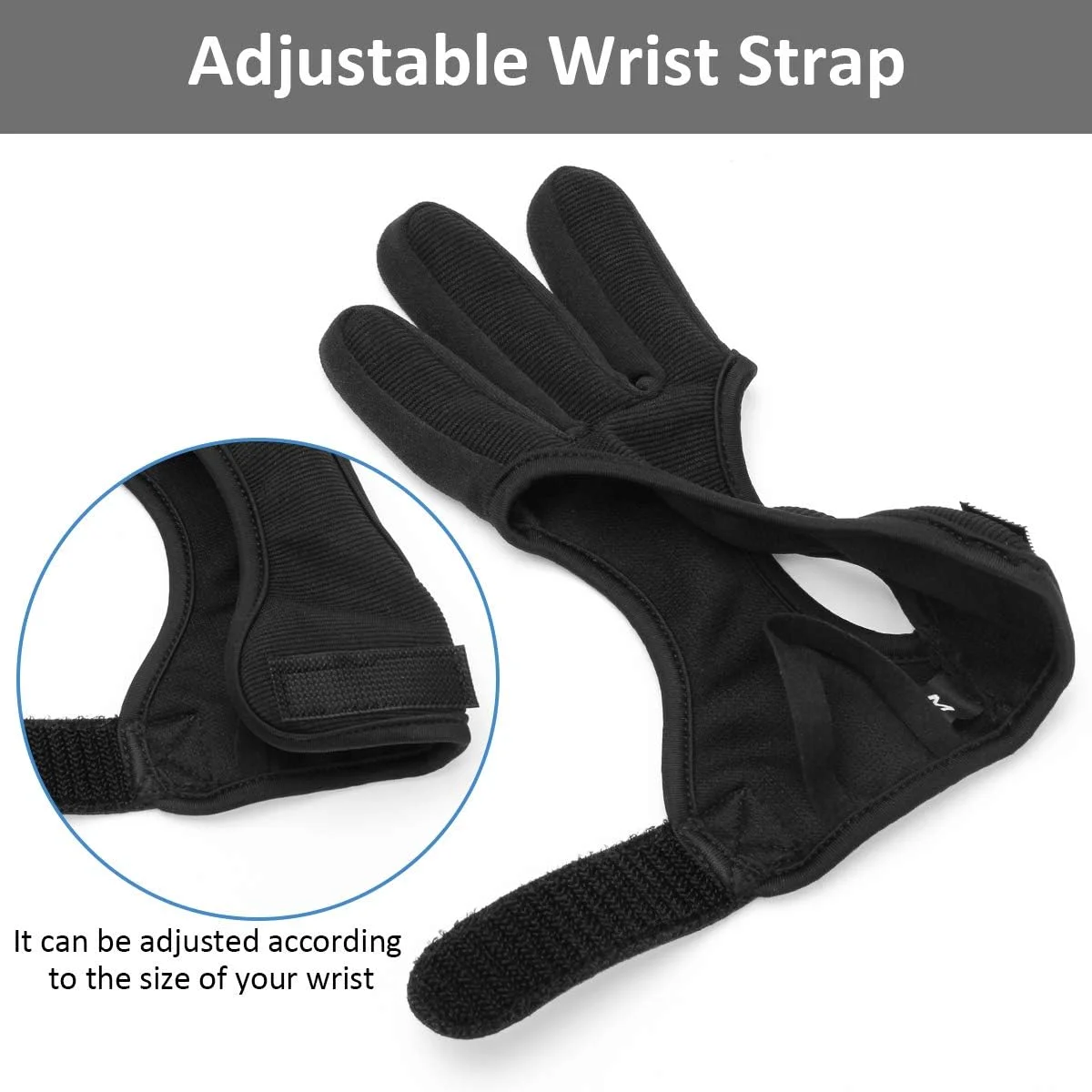 3 dedo tiro com arco dedos protetor protetor guarda ao ar livre luvas de tiro com arco recurvo caça acessórios