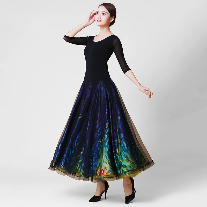 High Quality New  Ballroom Dance Competition Dress Standard Dresses Modern Performance  Costume Women Big Swing Waltz Clothes