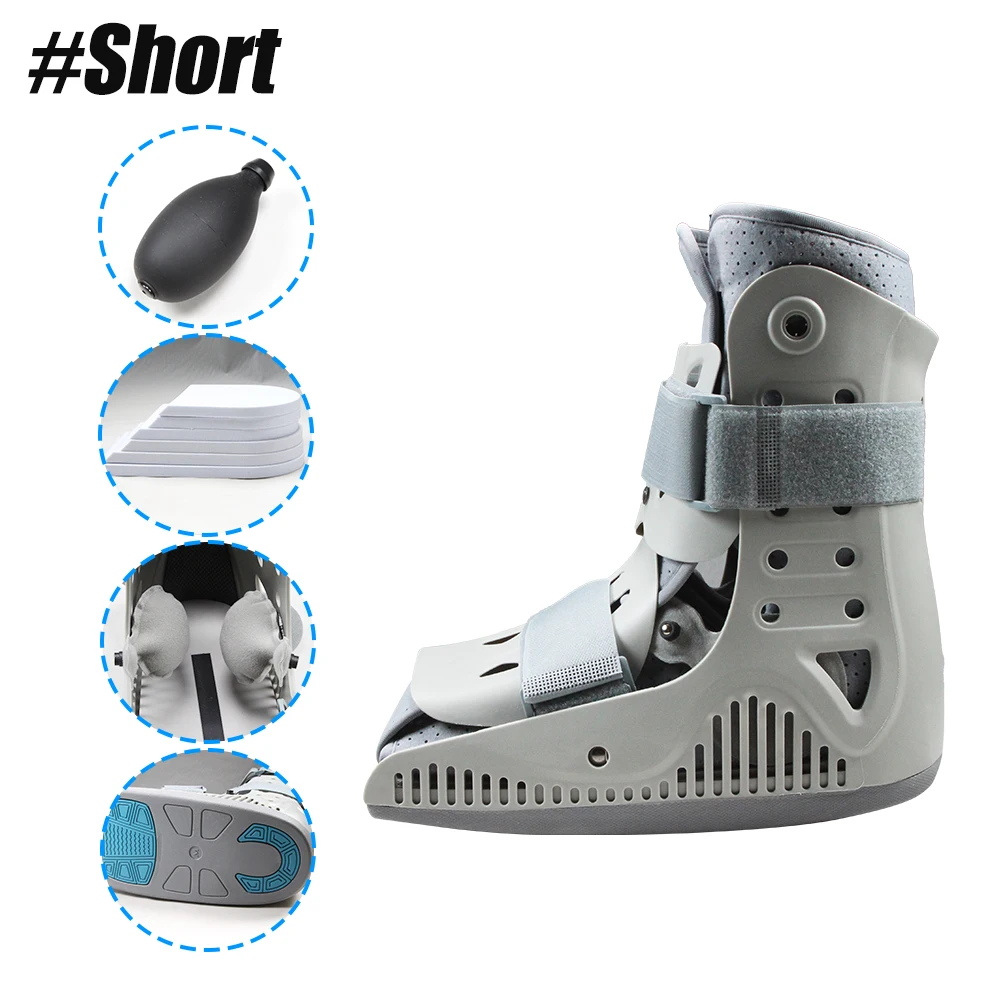 1 STKS Air Walker Breuk Boot Lopen Bescherming Boot Opblaasbaar voor Gebroken Voet Fracturen Verstuikingen past Links of Rechts Voet Enkel