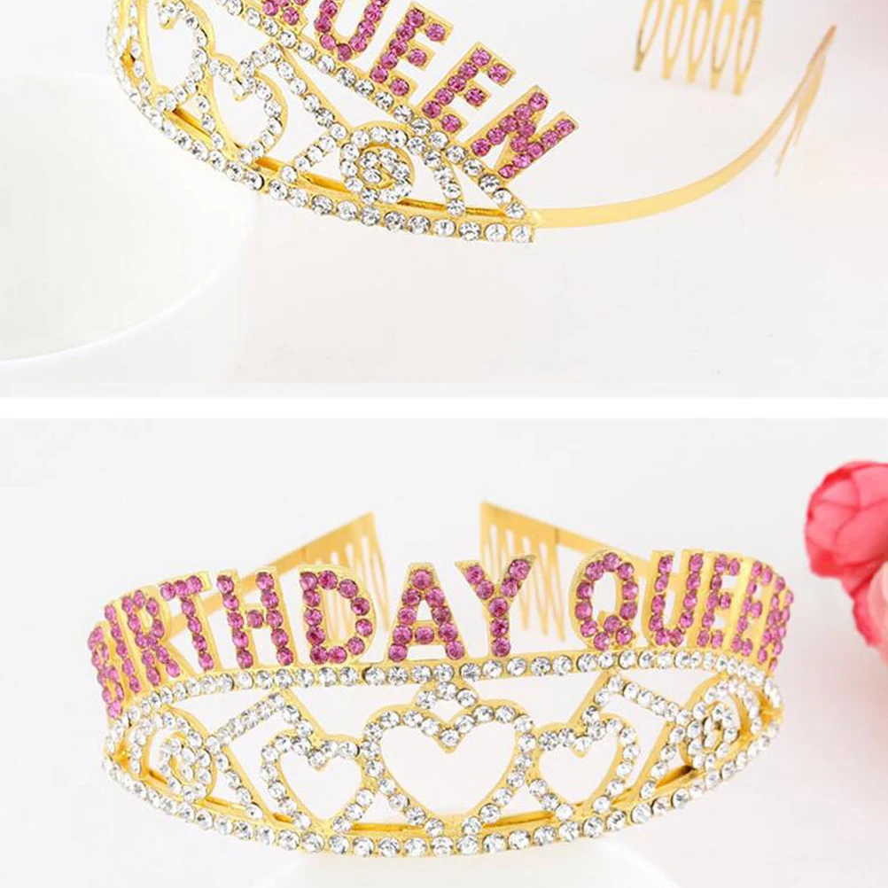

Creative Birthday Party Crown Girls Headwear Fashion Headdress Stylish Costume Accessory Party Supplies Cosplay