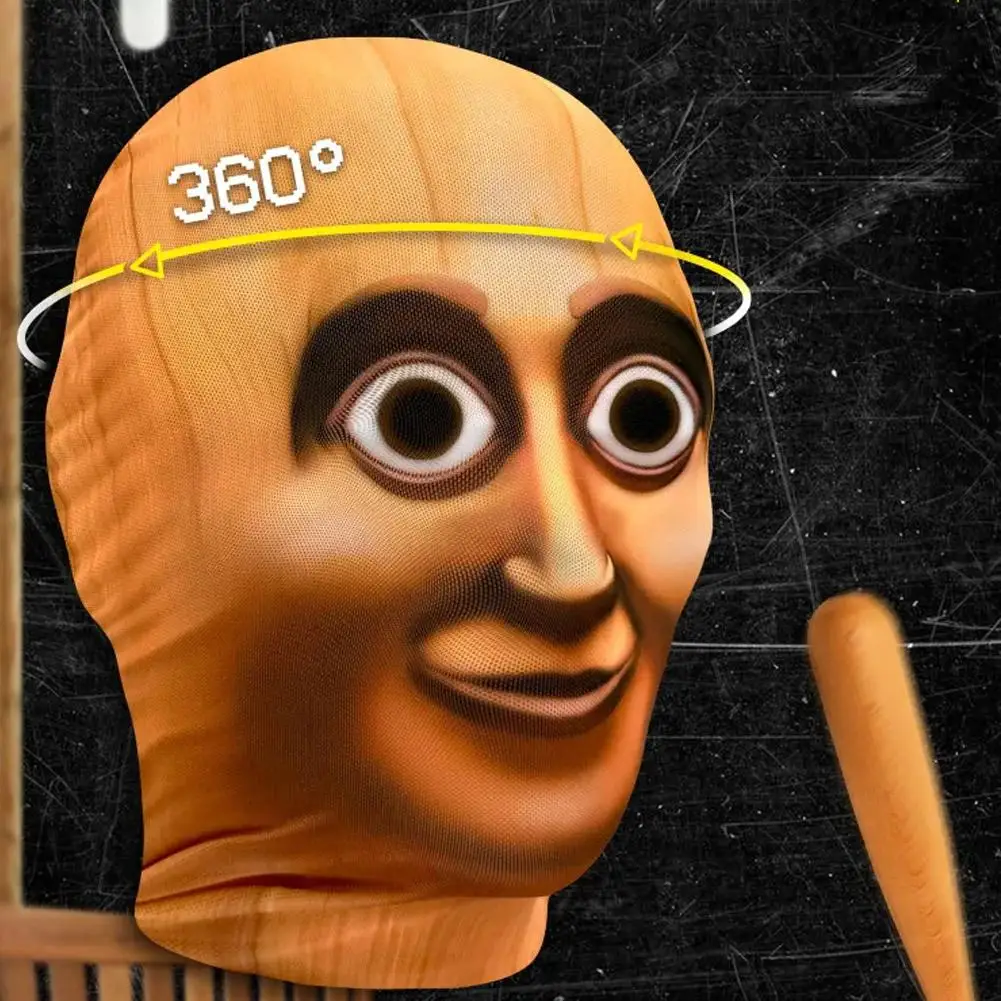 Masque visuel complet imprimé en 3D, cagoule, accessoires de jeu de rôle amusants, Costumes, couvre-chef en maille élastique pour hommes et femmes