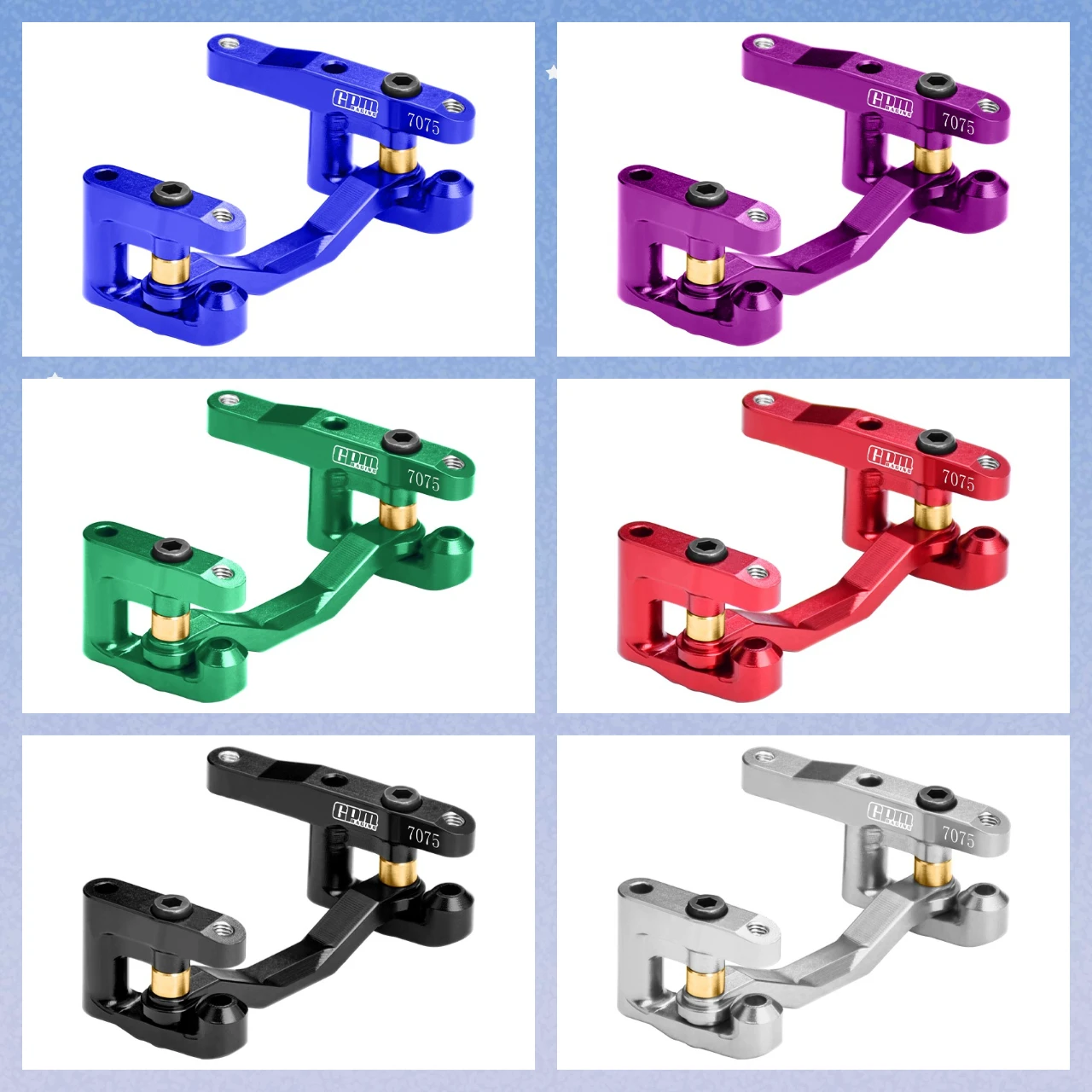 

GPM 7075 Alloy Steering Set ARRMA（Quake Gorgon Granite Typhon Mojave Grom）Nascar