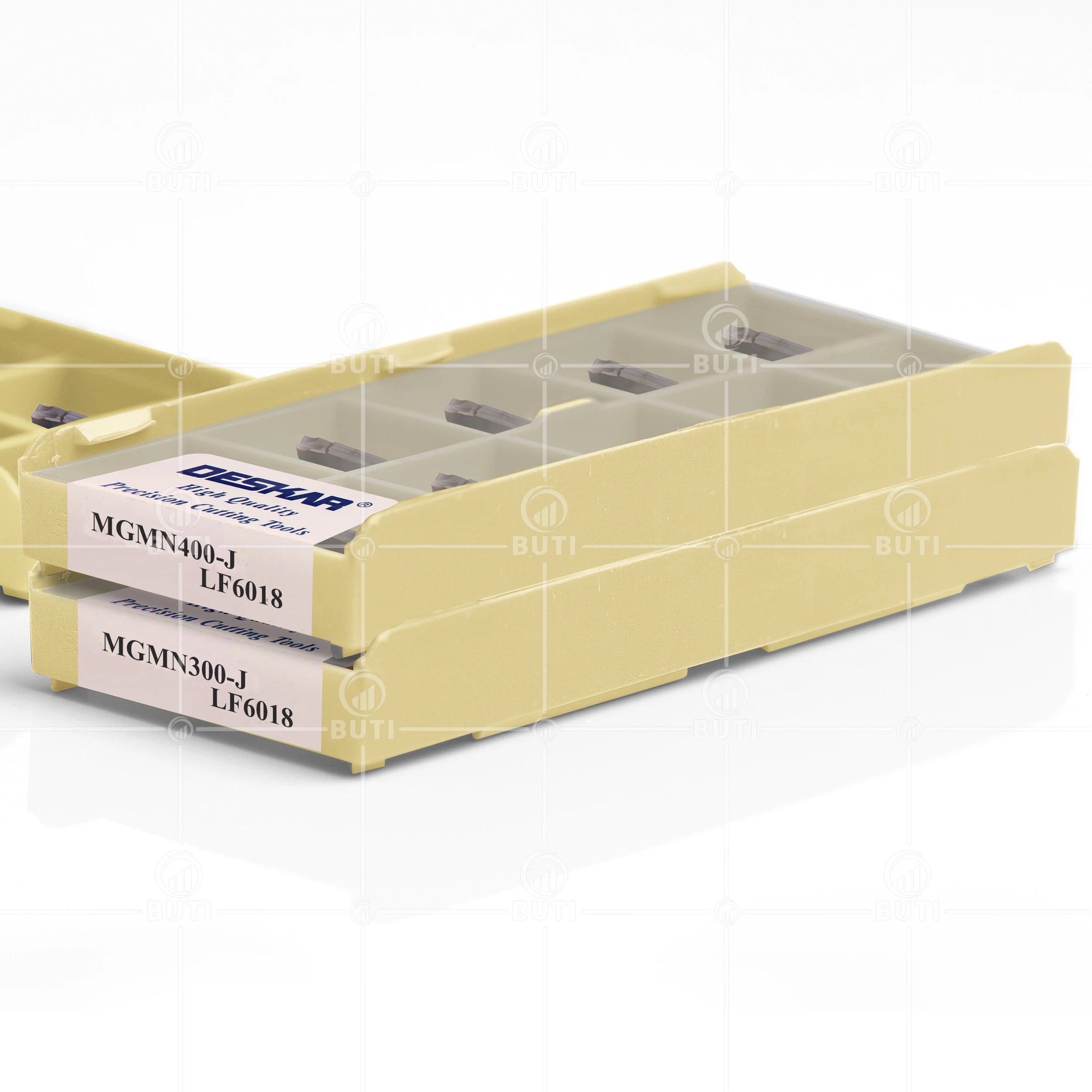 Imagem -04 - Deskar-cnc Torno Carbide Inserções Grooving Turning Tool Blade Mgmn200-j Mgmn300-j Mgmn400-j Lf6018 100 Original