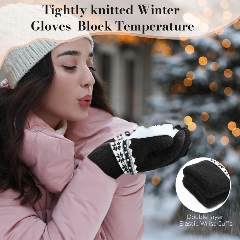 3 قطعة/المجموعة قبعات الشتاء للنساء قبعة صغيرة وشاح قفازات مجموعة قبعة صغيرة المرأة مع وشاح الرقبة أدفأ قفازات لمس