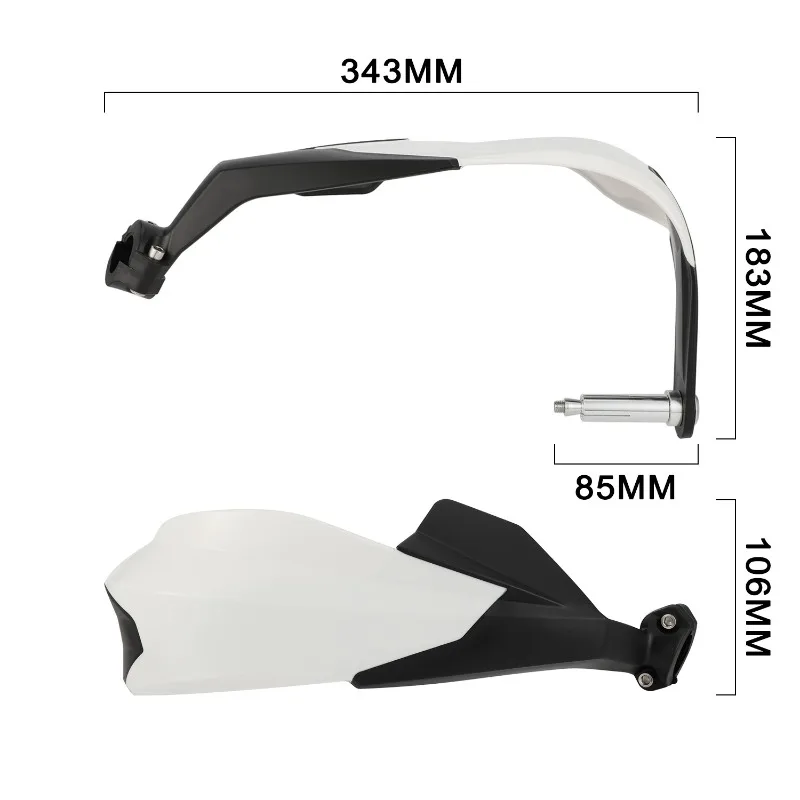 General Suitable for Most Off-road Motorcycle Handguards Hand Protector Shields Crash Bars, Windshields, and Upgrade Accessories