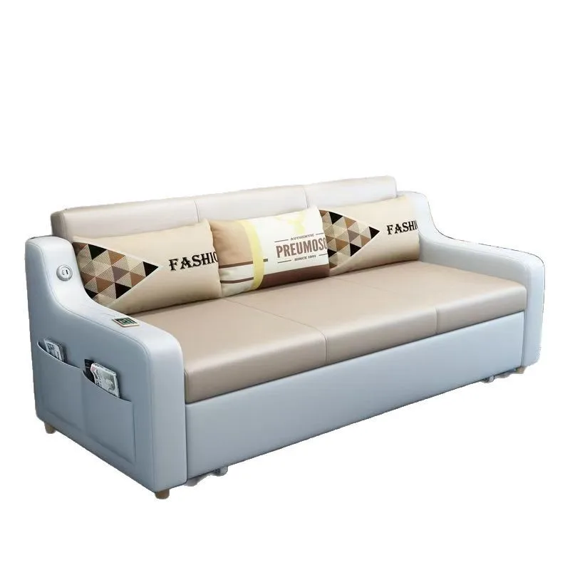 

Technology cloth sofa bed integrated sitting and lying dual-purpose foldable