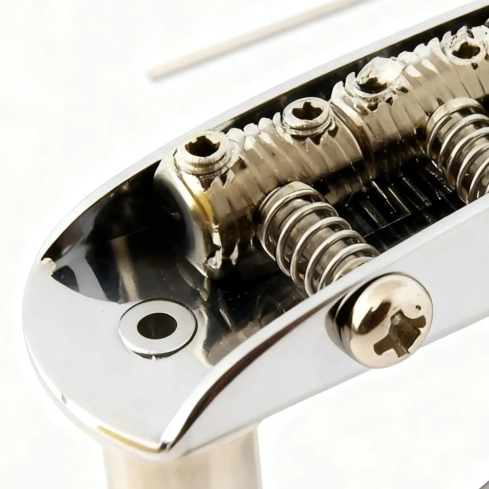 

Tremolo Bridge Electric Guitar Parts Saddle Tailpiece For Home Workshop Live Performance Studio Recording Practice Repair