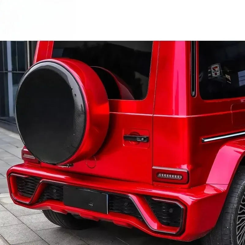 2019-2024 Year+ G Class W463A W464 Poseidon Style Spare Tyre Cover Exterior Accessory for G500 G350 G550 G63 Tire Wheel Cover view 5