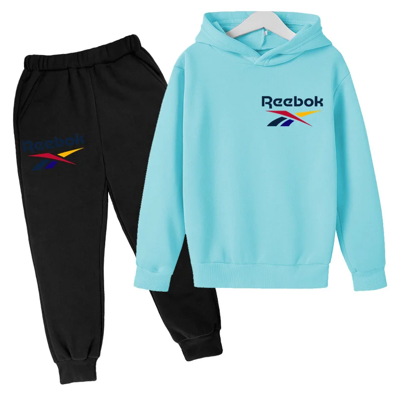 Kinder Herbst Winter Hoodie Junge Mädchen 3-12 Jahre Buchstaben-Print Kleidung Lässiges Oberteil+Hose 2-teiliges Marken-Sportmantel Jogging-Set Kindergeschenk – Detail 16