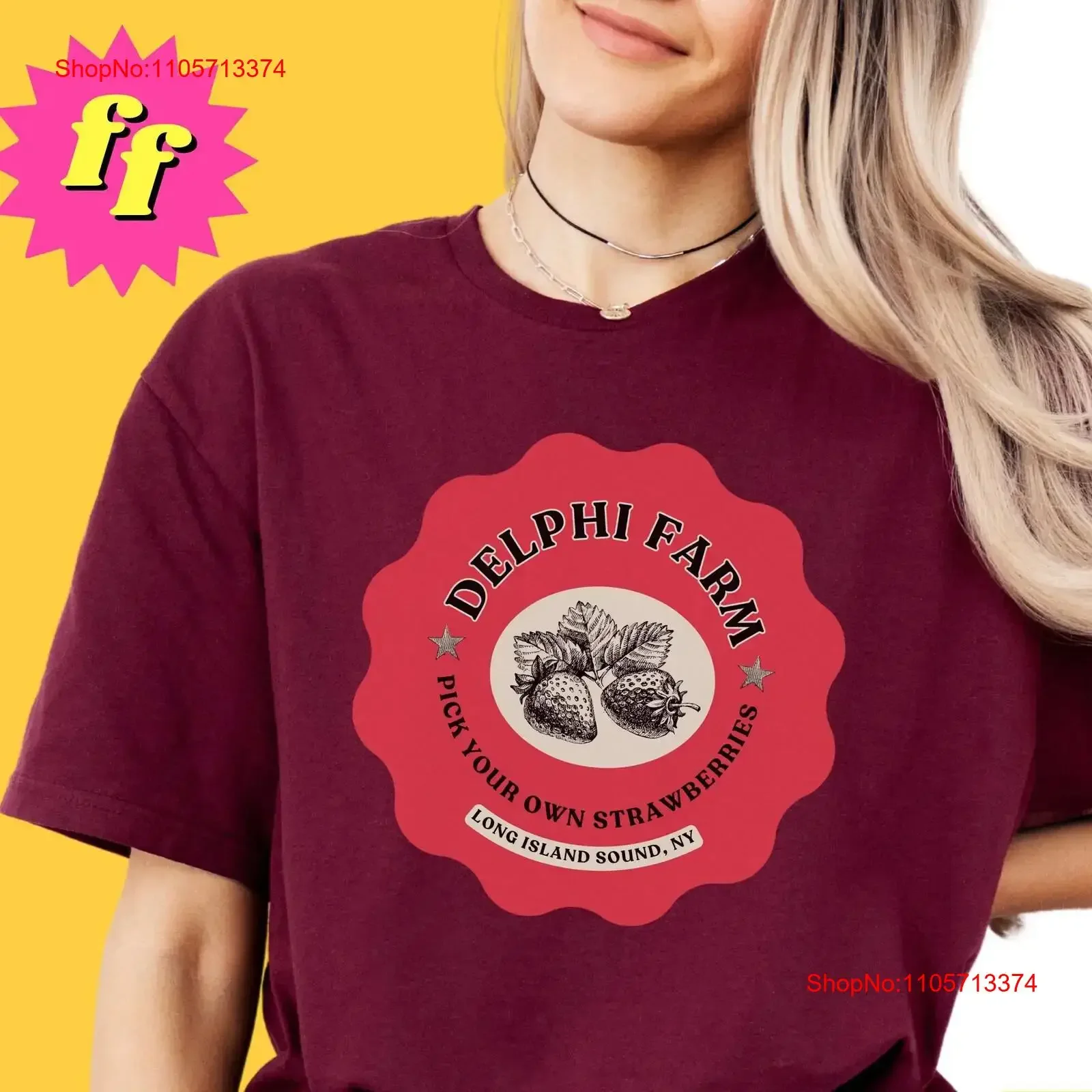 Delphi Strawberry Farm T Shirt Pick Your Own Strawberries The Olympians Retro Vintage Style Bookworm Bookish Book Lover Unisex
