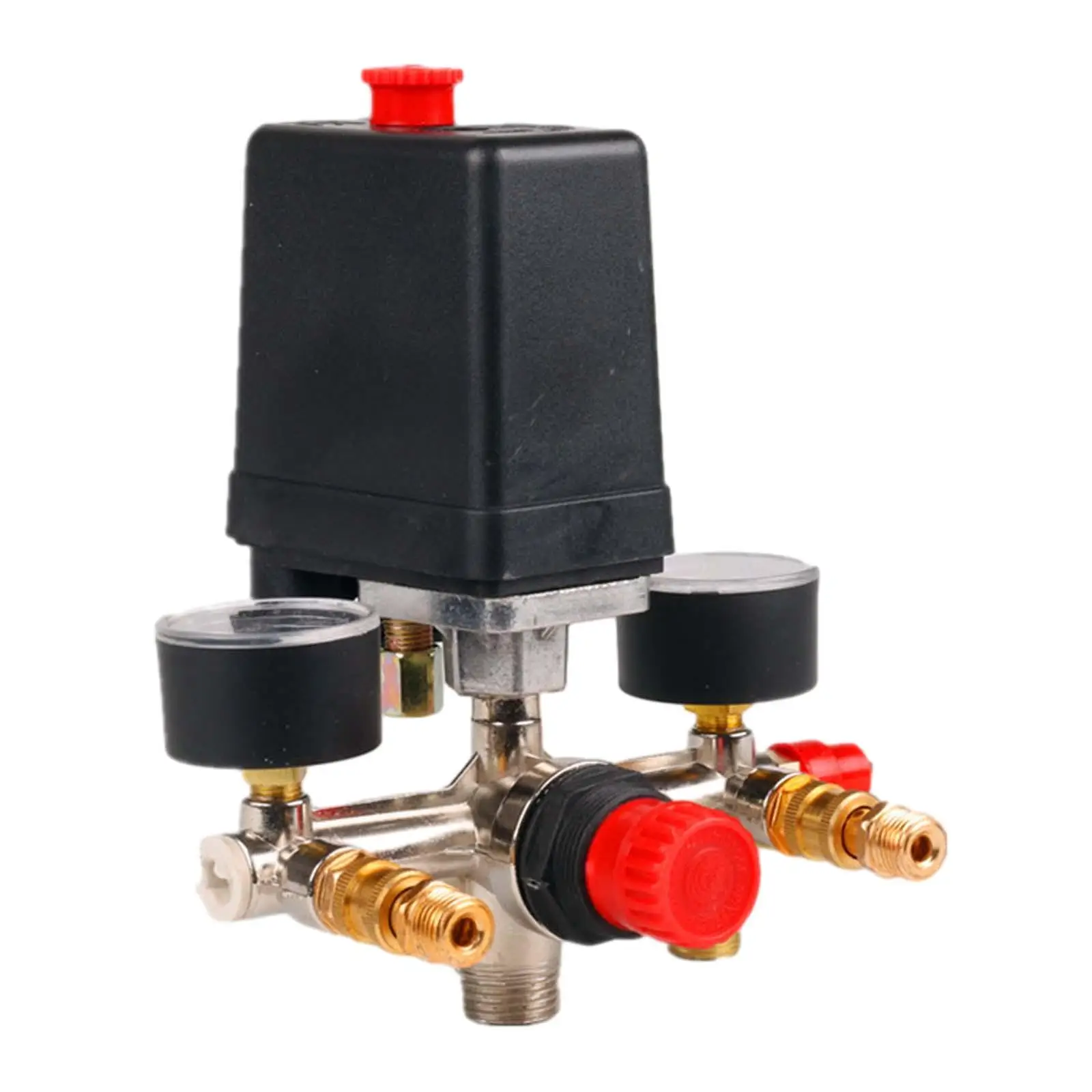 Pneumatic Air Compressor Pressure Switch Control Valves Horizontal Pressure Switch Regulator Easy to Install Accessory Reducer