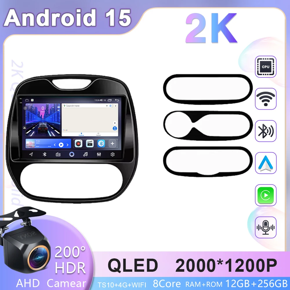 

4G Head Unit For Renault Captur Kaptur Clio Samsung QM3 2013 2014 2015 2016 Android Auto Car Radio Multimedia Player Navigation