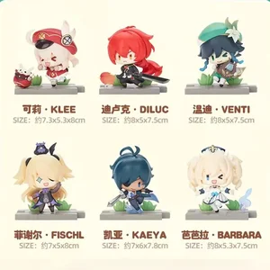Aixlan Figur Aksi Akun Genshin Impact Game Anime Genshin Impact Keqing Amber Klee Mona Figma Figurine Model Mainan 6 penjualan terbaik genshin impact klee - №