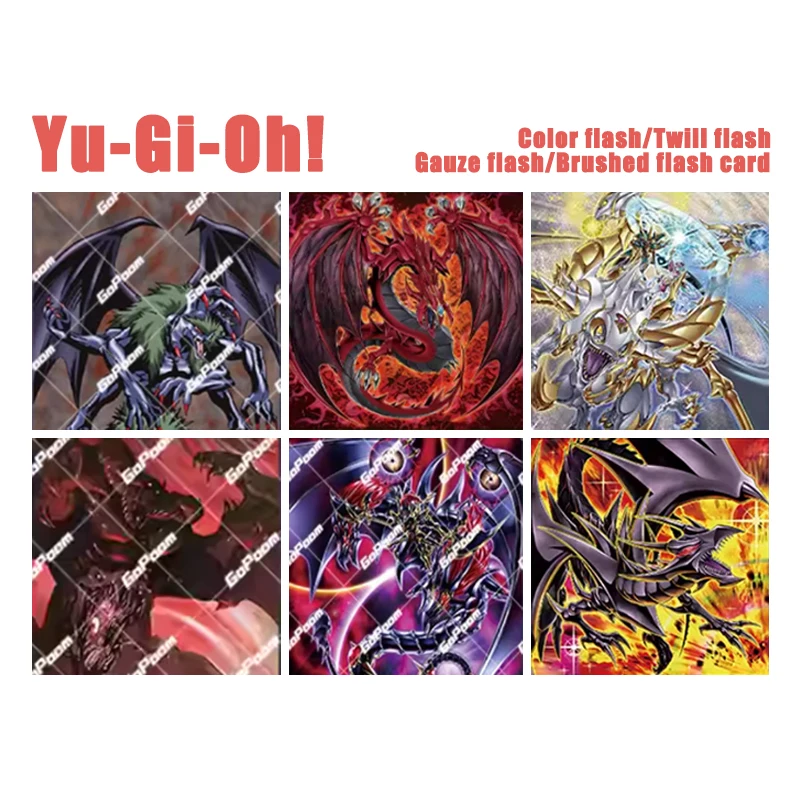 Yu-Gi-Oh! Feito em Casa DIY Zoku Nekurofuadesu Uria Lord of Searing Flames Red Eyes Dark Dragoon Collection Flash Card Brinquedos Presente