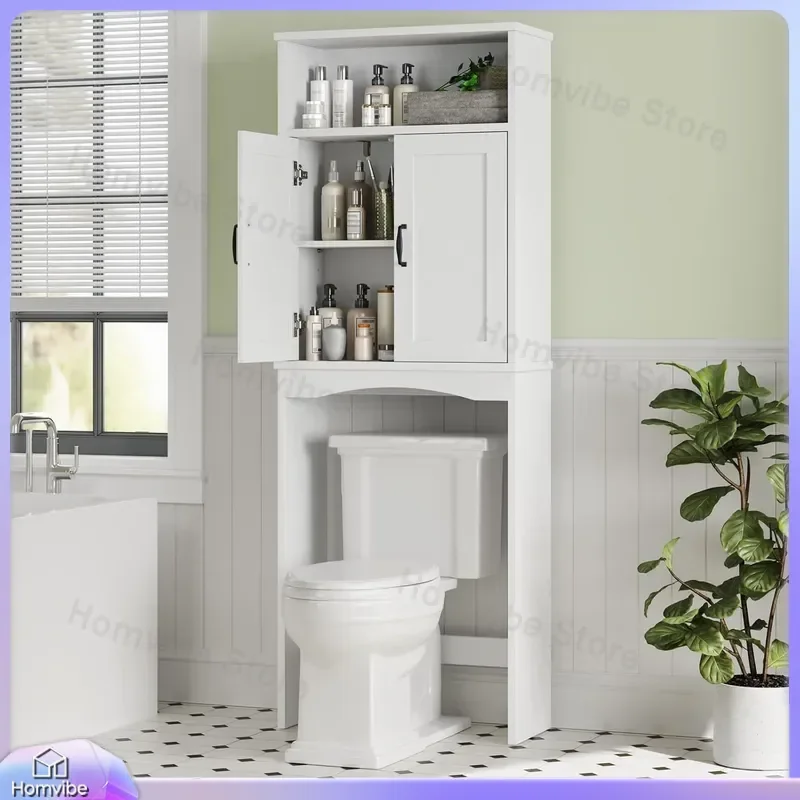 Bathroom Storage Rack Over Toilet Shelf Floor Standing Organizer Cabinet Space Saver Gap Filler for Bathroom Home Furniture