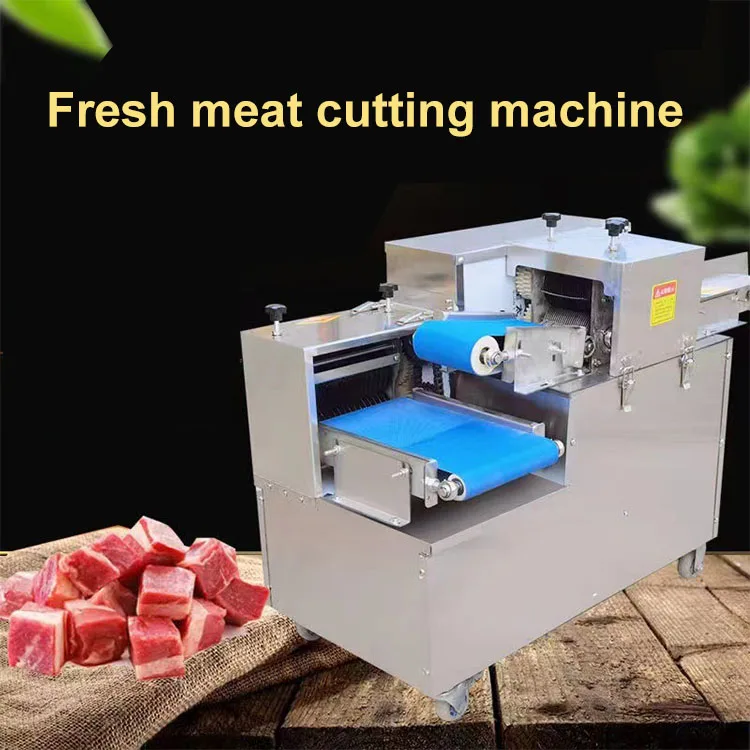 Hot Selling Fresh Meat Cube Cutting Machine Frozen Pork Meat Dicer Fresh Meat Slicer