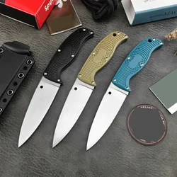 Tactical Hunting Pocket Knife Camping Jungle Tool Self Defense Survival Knife D2 Blade Nylon Fiber Handle Multifunction