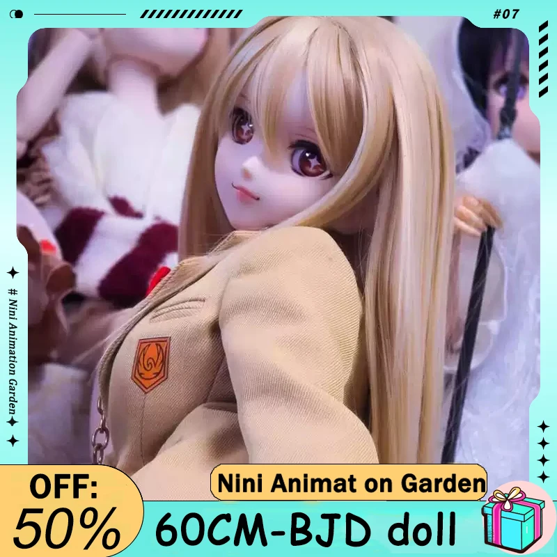 

Magic Academy 60CM Elementary School Girl/BJD Doll with Adjustable Body Joints/Remodeled Collection Handmade Model Toy
