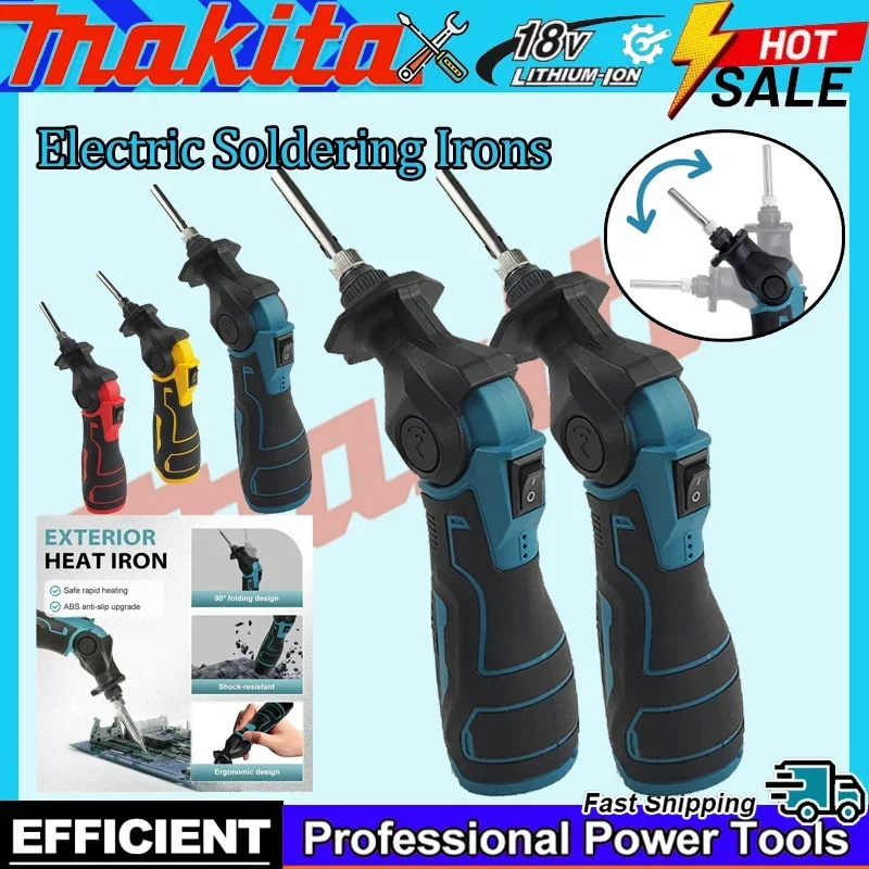 

Makita Cordless Electric Soldering Iron Kit Fast Heating Rechargeable Wireless Alloy Welding Device Repair Tools