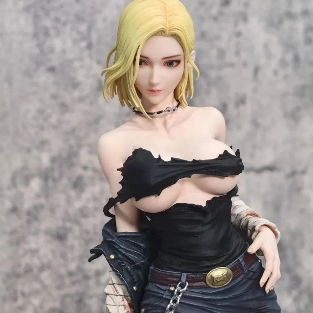 30cm Dragon Ball Z Figurki Anime Android 18 Figurka akcji Sexy Lazuli Pvc Statuetka Model Lalka Ozdoba kolekcjonerska Zabawki urodzinowe