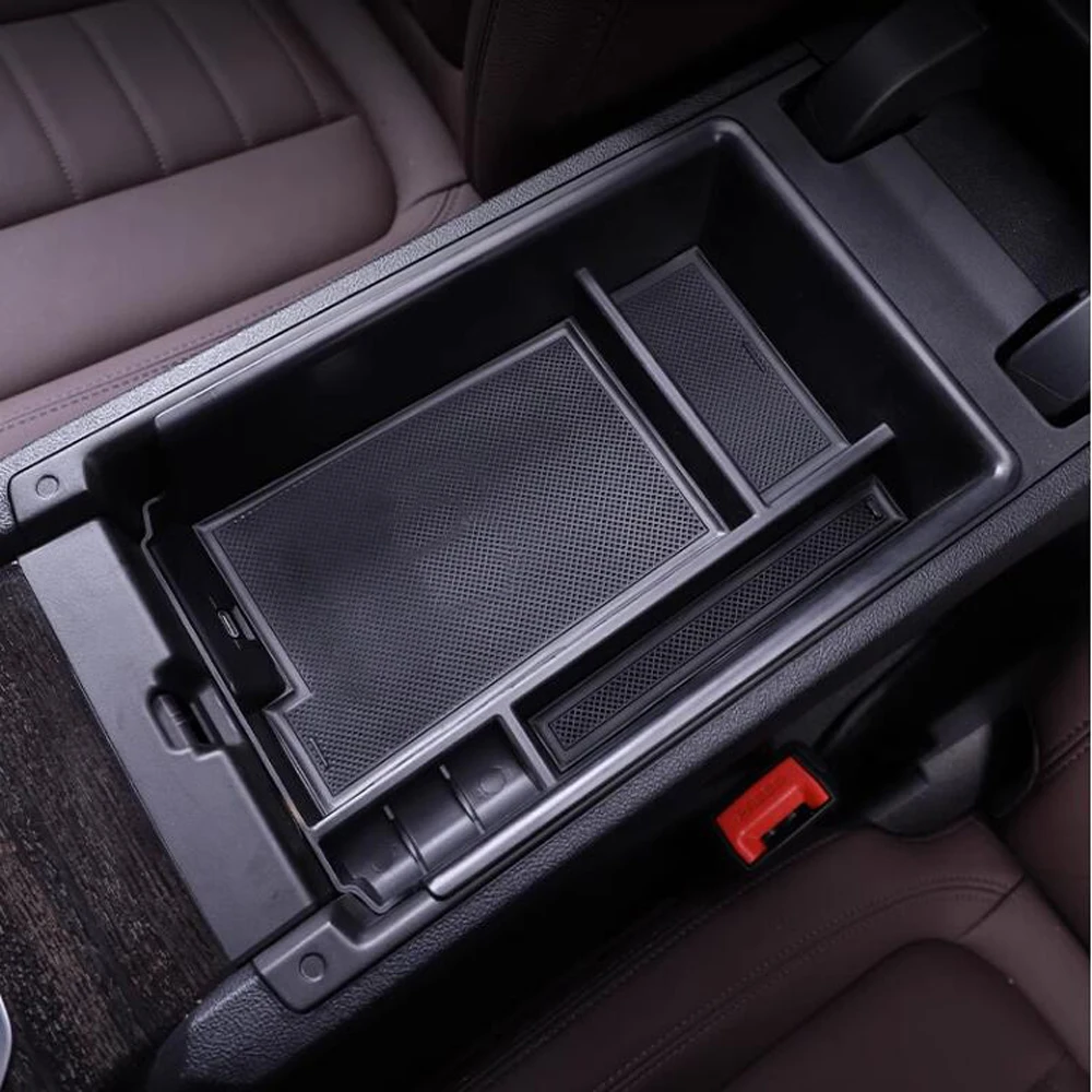 Center Console Organizer Tray For BMW 3-Series G20 2019-2023 Car Central Armrest ABS Secondary Storage Box