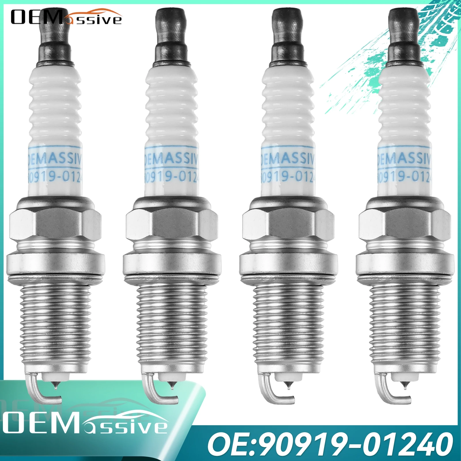 4PCS 90919-01240 Iridium Spark Plug Accessories For Hyundai Grandeur Sonata Toyota Corolla Camry Harrier Matrix Prius 1998-2015