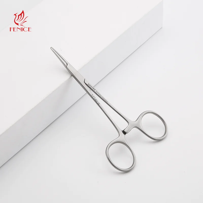 Fenice Germany 410 Stainless Steel Material Adjustable Hemostatic Forceps for Pluck Pet's Ear Hair/Cupping/Operation