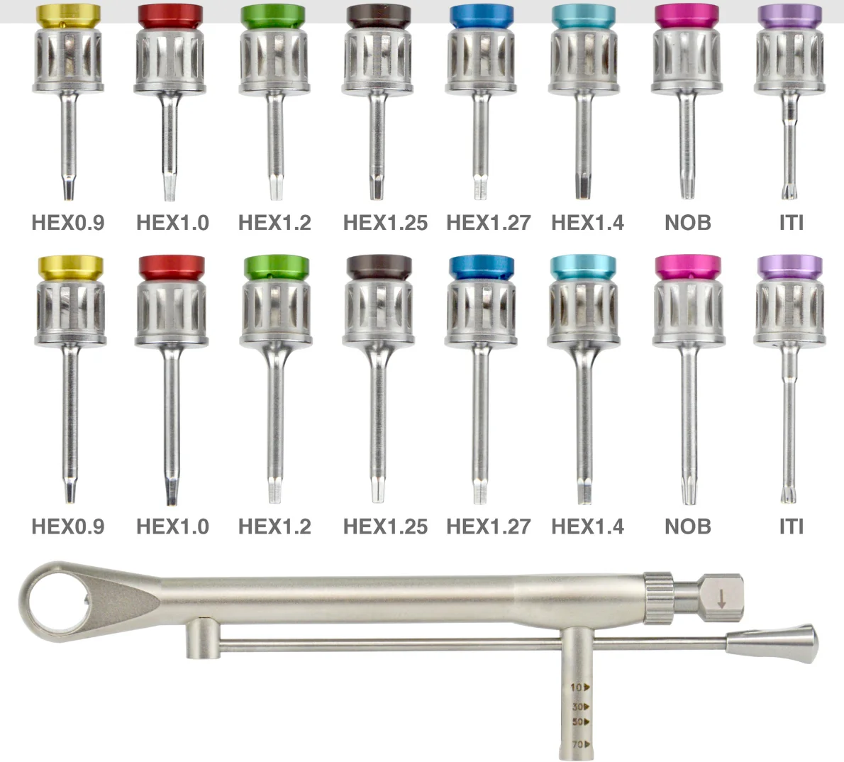 

1 шт., стоматологические универсальные динамометрические отвертки для имплантатов, гаечный ключ, универсальный набор для прототиков, материалы для стоматолога